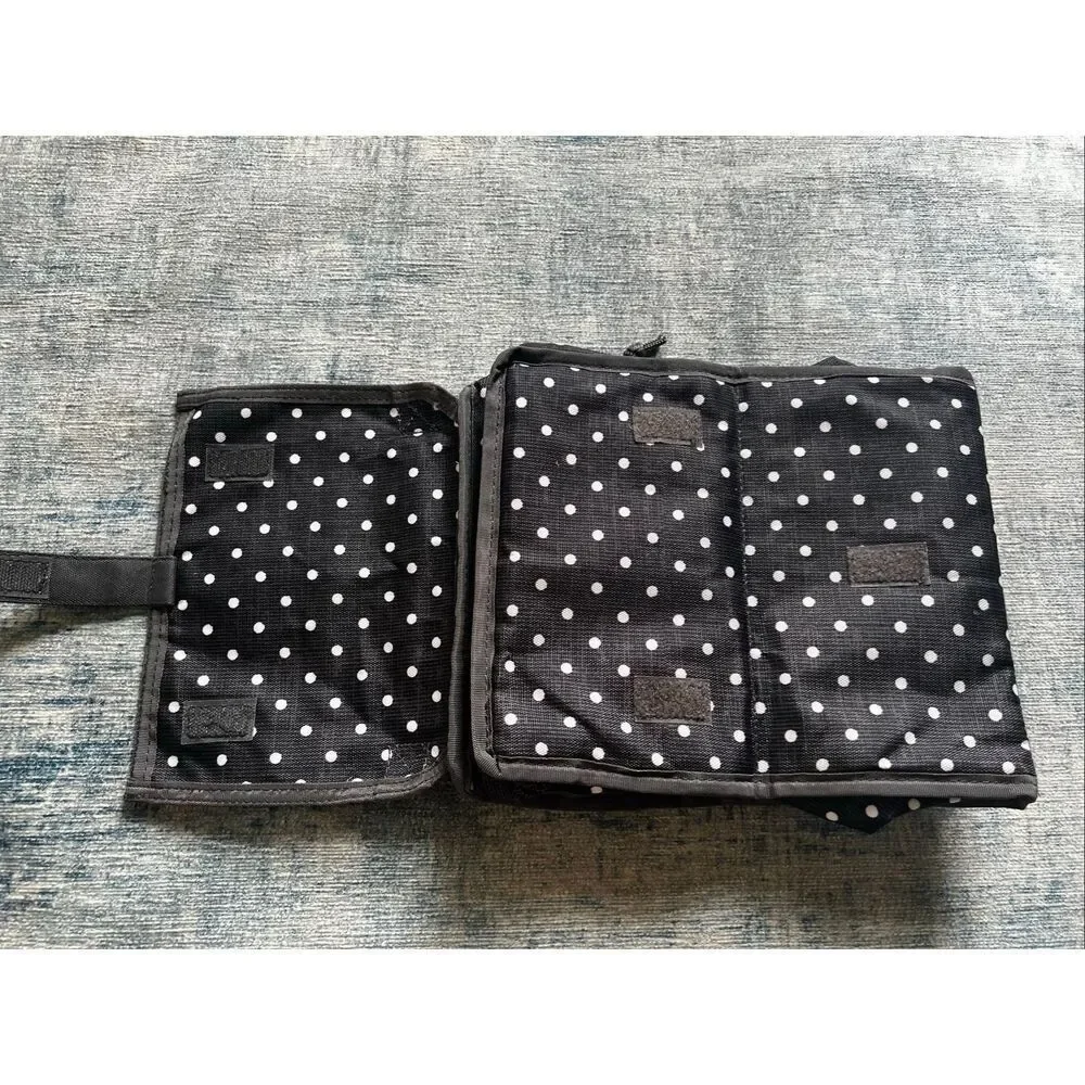 Packit Gray White Polka Dot Freezable Lunch Bag